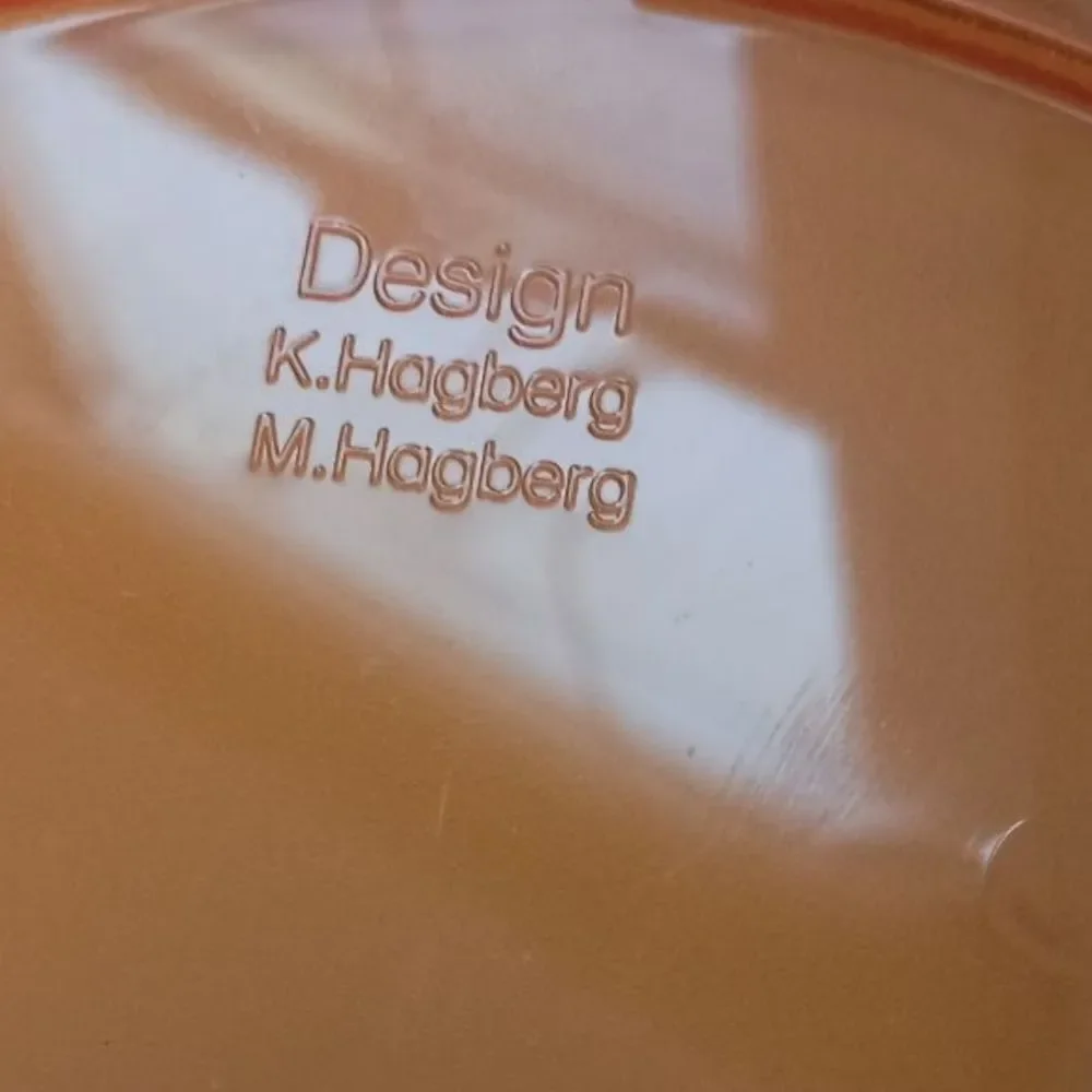 5 Ikea Hagberg & Hagberg Dinner Plates Sola Translucent Plastic Vintage Colorful